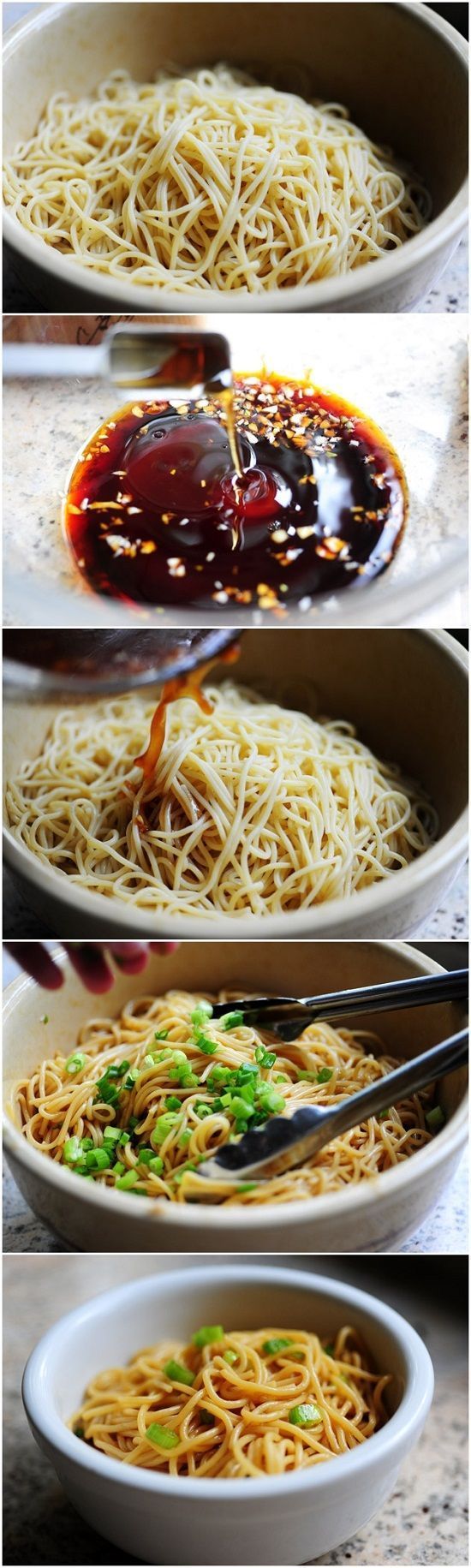 Simple Sesame Noodles | Easy Cookbook Recipes
