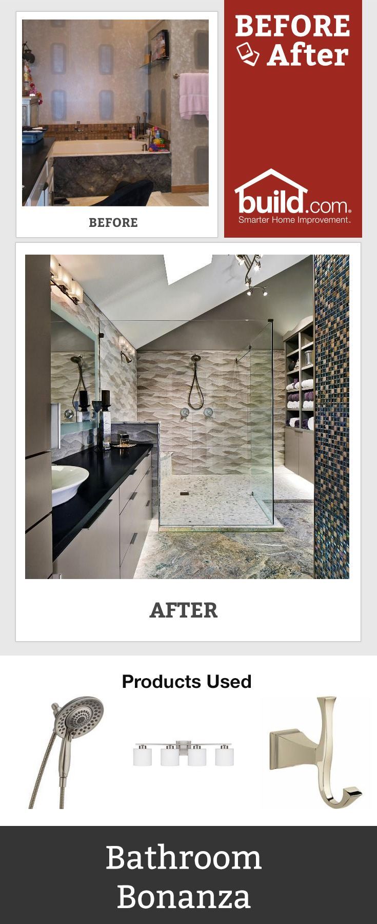 Spruce up your bathroom design and get some helpful ideas with our before and after bathroom galleries. Get inspired to make the