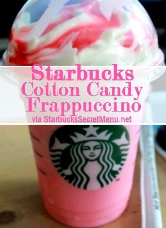 Starbucks Secret Menu: Cotton Candy Frappuccino | Starbucks Secret Menu