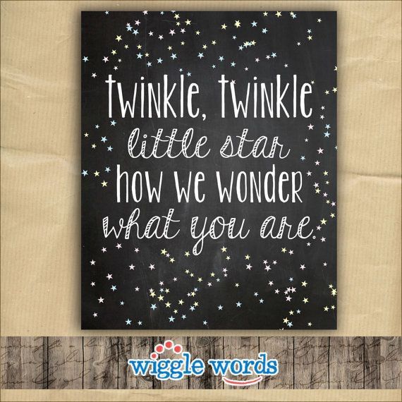 Twinkle Twinkle Gender Reveal Party Decor, Twinkle Twinkle Baby Shower Decor by WiggleWords