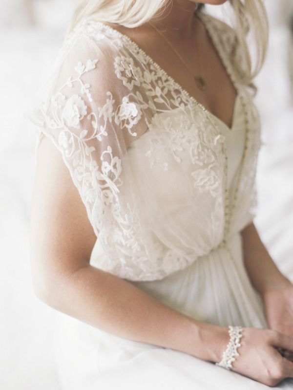 Unique dress. Watch the video if you want to see something beautiful. Bohemian Chic Chicago Wedding – Style Me Pretty