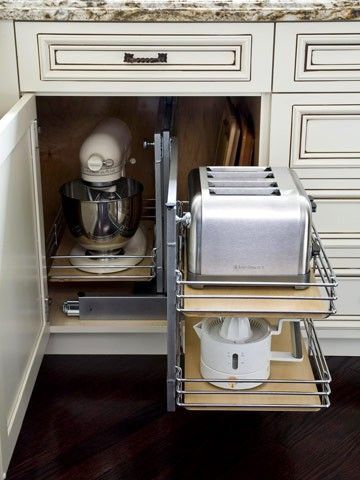 appliance drawers. because i like clean counters!