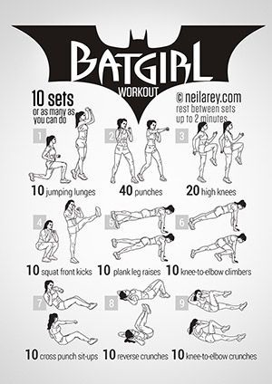 Batgirl Workout