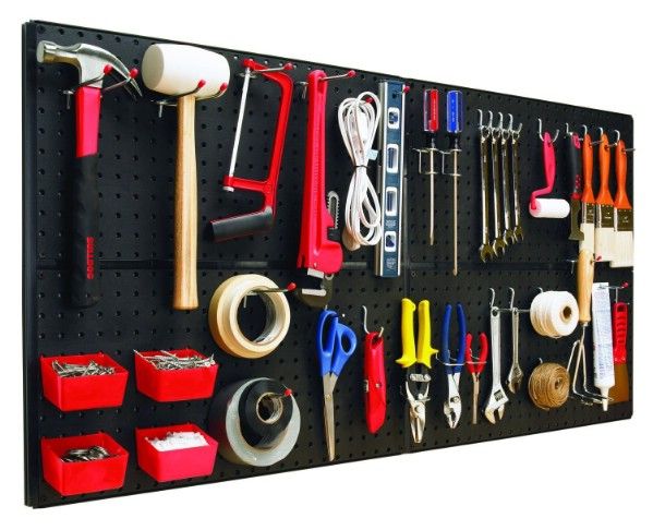 Create a Complete Pegboard System -   Brilliant Garage Organization ideas that will make life easier. Great ideas, tips, tutorials for insanely easy garage