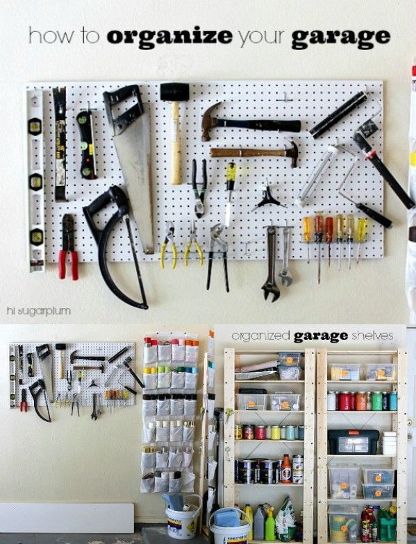 Organize Paint and So Much More -   Brilliant Garage Organization ideas that will make life easier. Great ideas, tips, tutorials for insanely easy garage