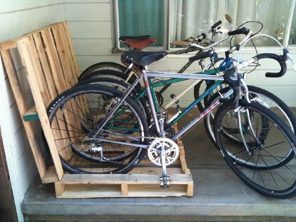 Make a Pallet Bike Rack -   Brilliant Garage Organization ideas that will make life easier. Great ideas, tips, tutorials for insanely easy garage