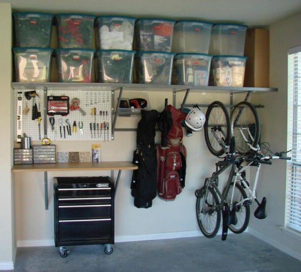 Hang Everything -   Brilliant Garage Organization ideas that will make life easier. Great ideas, tips, tutorials for insanely easy garage