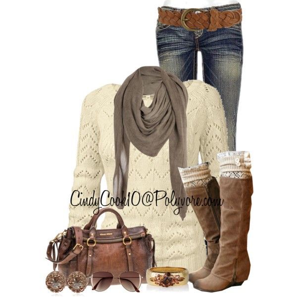 “Brown loving girl” by cindycook10 on Polyvore