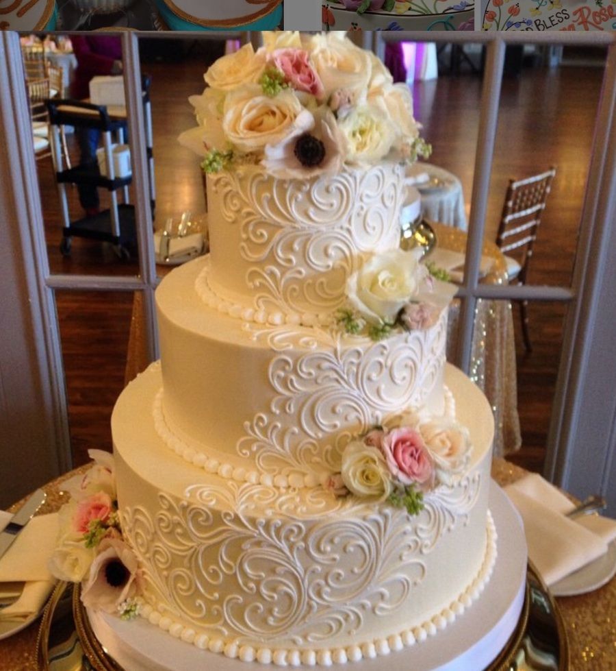 Buttercream wedding cake!