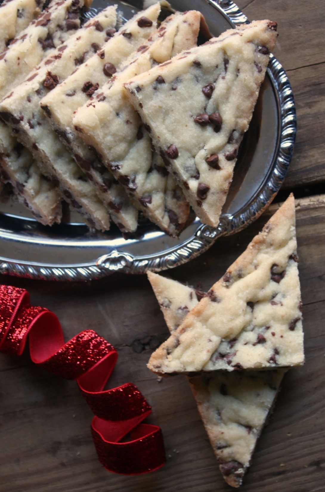 Chocolate Chip Shortbread Cookies – try these with xylitol & different flour