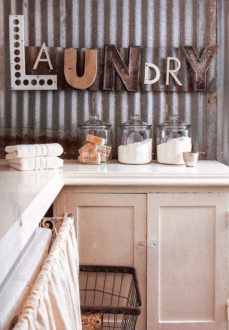 DIY Projects with Letters • Lot’s of easy tutorials, including this laundry letter project from ‘Lolly Jane’!
