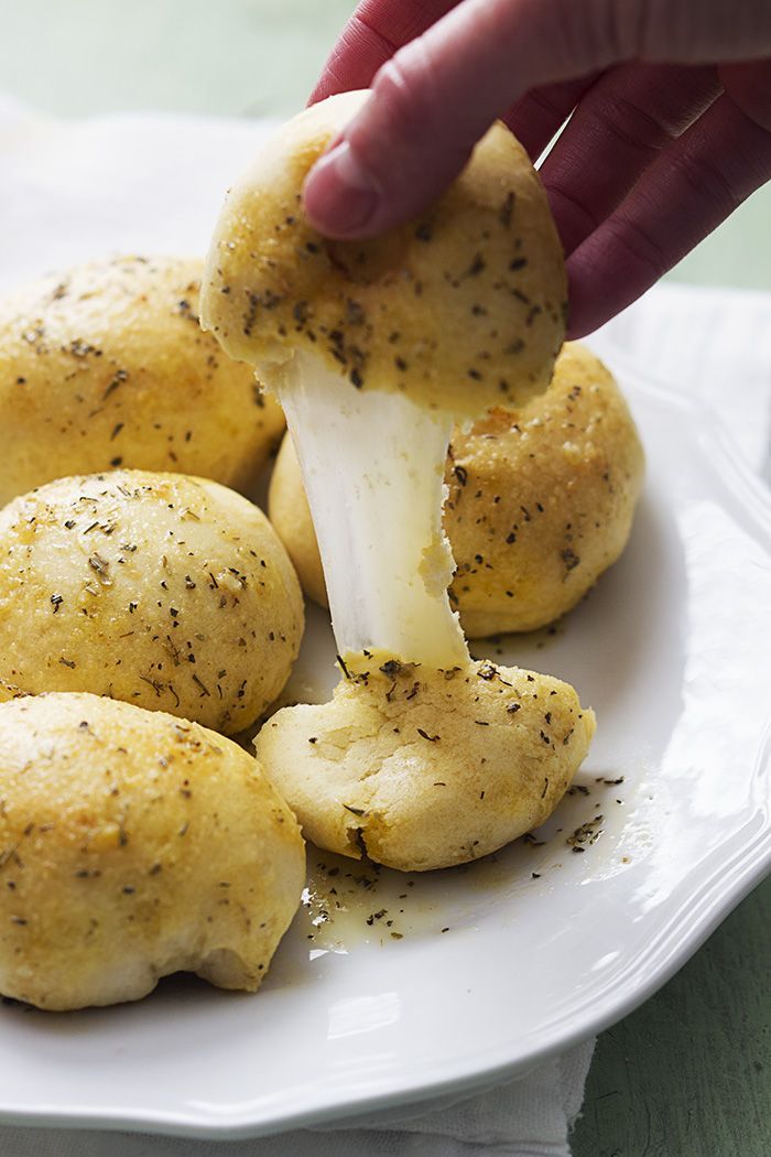 Garlic Parmesan Cheese Bombs–I’ll be using Immaculate refrigerated biscuits from whole foods! (Better ingredients)