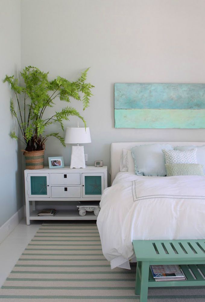House of Turquoise: Molly Frey Design – love the weathered blue boards