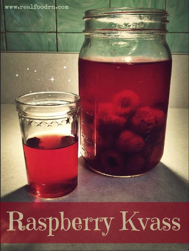 How to make Raspberry Kvass. Delicious an good for your digestive health!