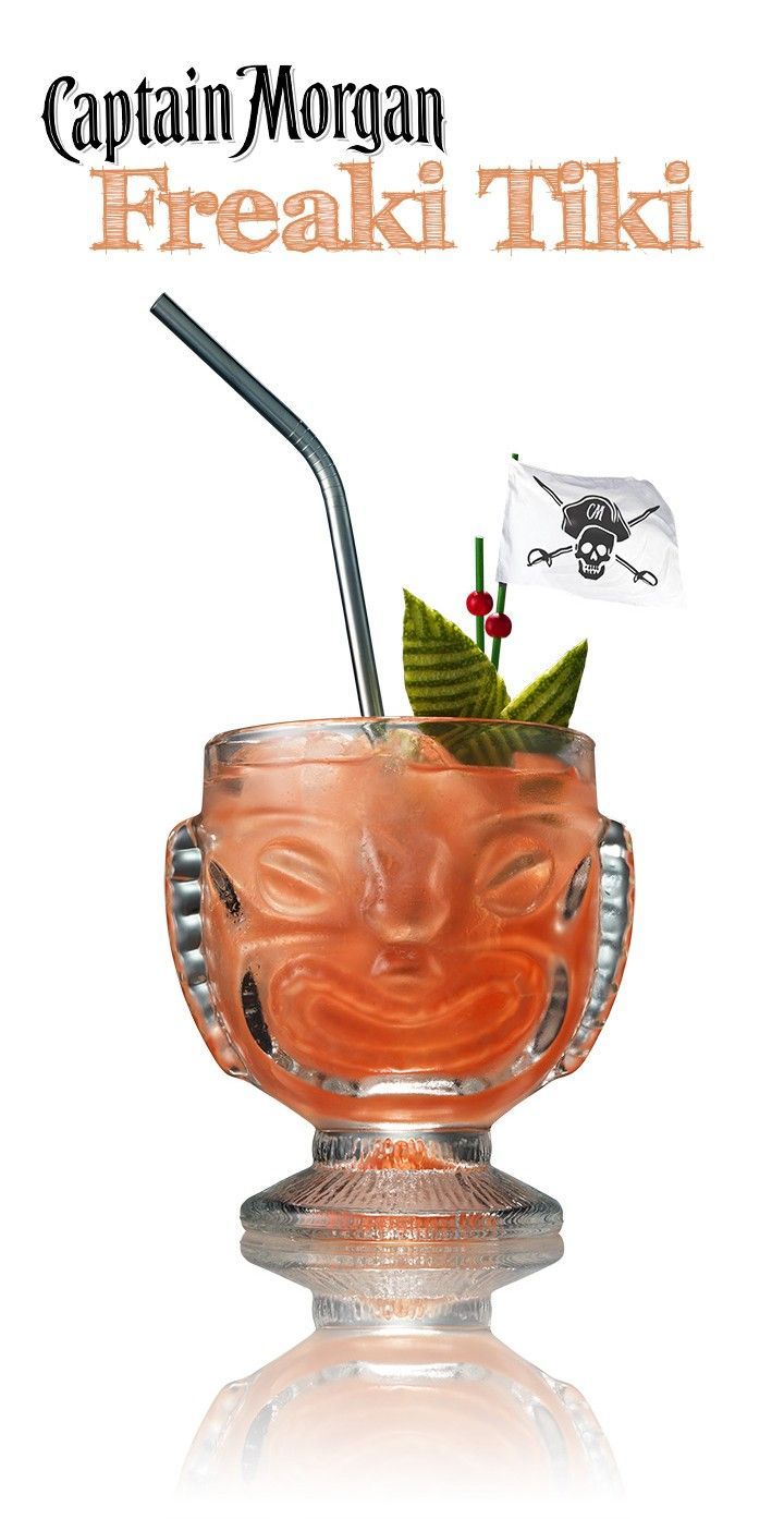 If the sun’s out, the rum’s out. Cranberry juice, orange juice, and coconut rum make a delicious Freaki Tiki!