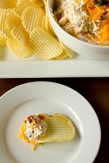 Loaded Baked Potato Dip.  This is the best dip I’ve ever made!