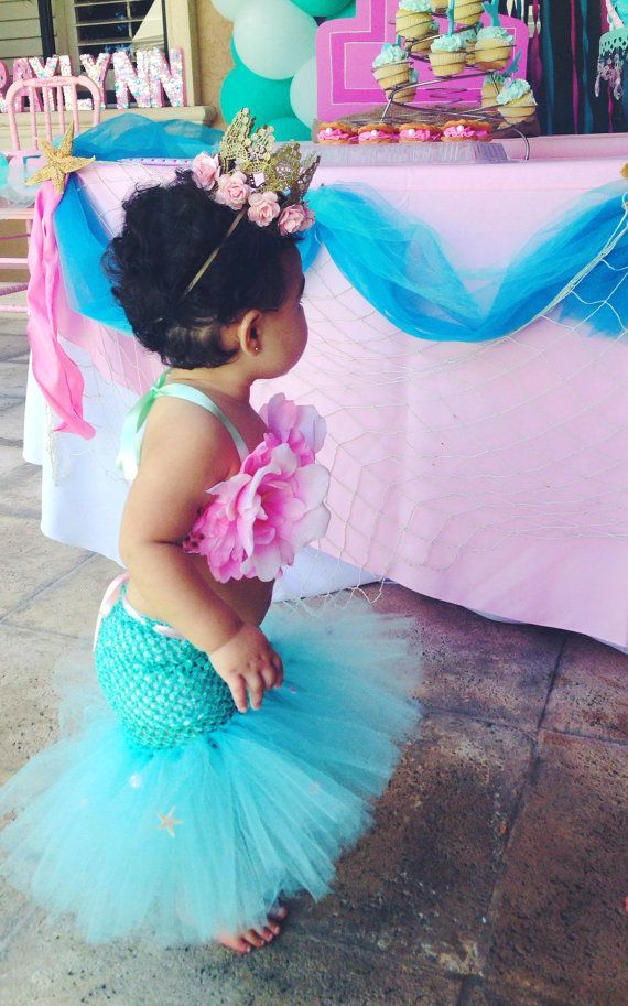 Mermaid Tutu Little Mermaid Mermaid Costume by willowlaneboutiques