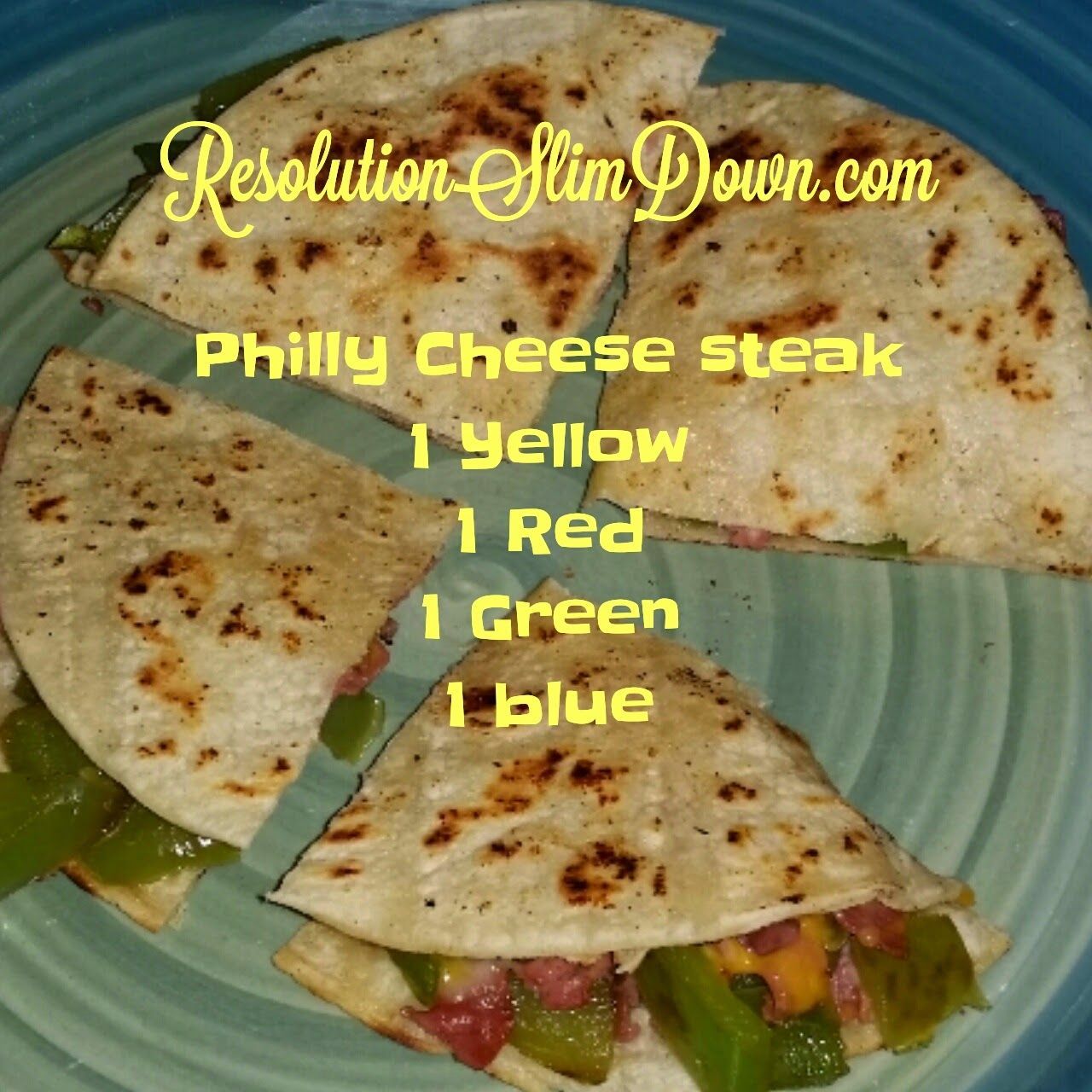 Resolution Slim Down: 21 Day Fix Philly Cheese Steak