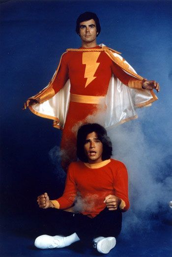 Shazam! Campy, preachy live action Filmation show for Saturday mornings in 1974; based on the Captain Marvel comics.