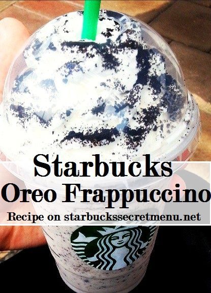 Starbucks Secret Menu Oreo Frappuccino! Recipe here