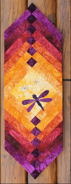 Summer Dragonfly table runner kit now available!