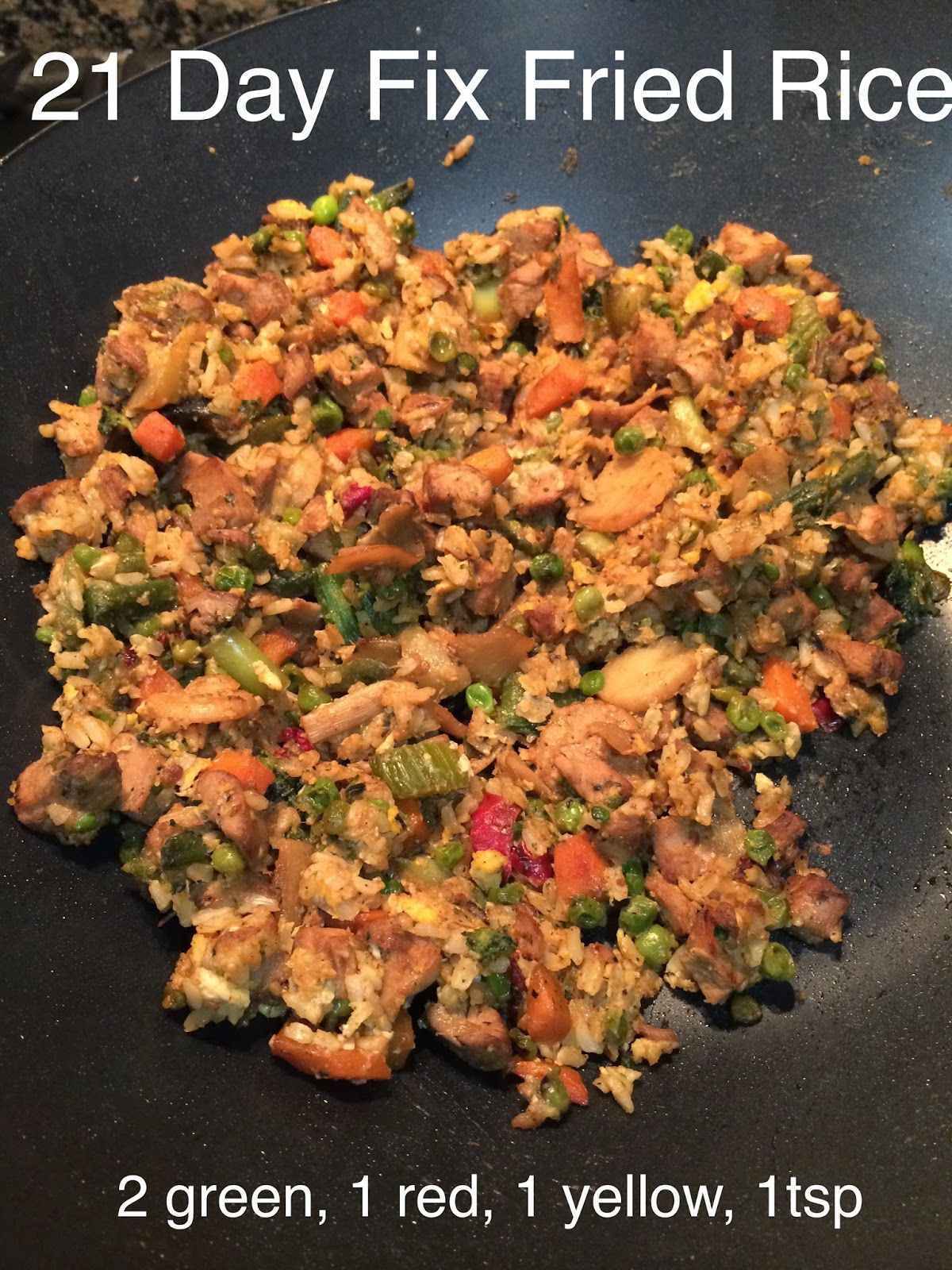 The Fit Life: 21 Day Fix Days11-13 & Recipe: Fried Rice