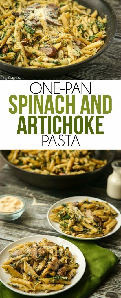This easy one-pan spinach artichoke pasta recipe looks yummy and delicious! Definitely one to add to my easy pasta recipes list! A