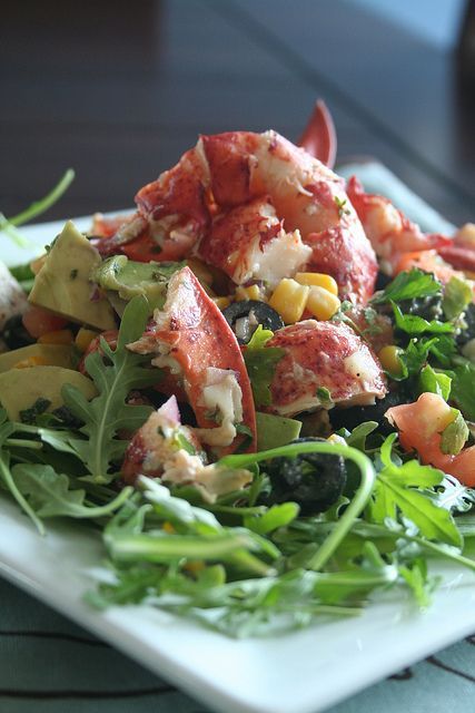 A healthy Lobster Salad would make a great Mother’s Day appetizer! Plus-it makes you feel like it is almost summer!