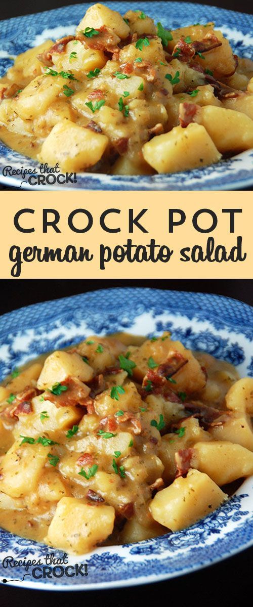 Delicious German Potato Salad recipe for you crock pot!