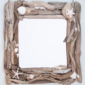 Driftwood & Sea shell mirror by Driftwood Dreaming £50 plus P