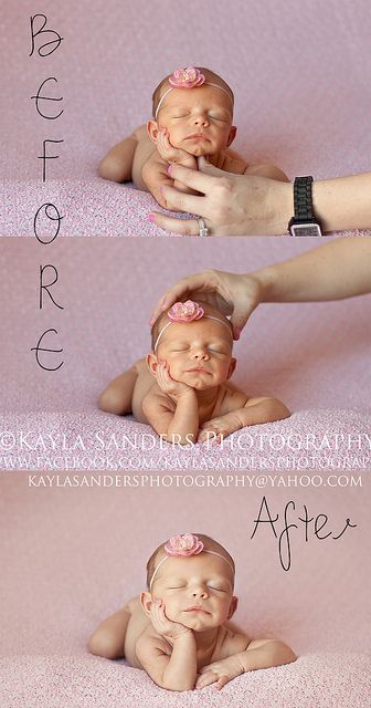 Great flickr group showing composite techniques for safe newborn photos