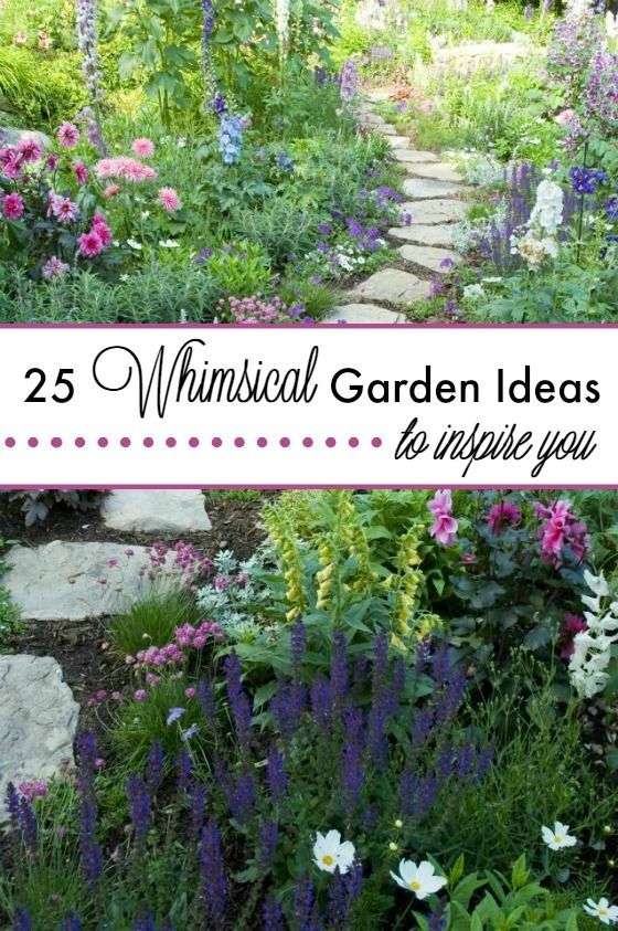 Here are 25 whimsical garden ideas that have inspired my own garden. I can’t decide which one I like the best because they are all