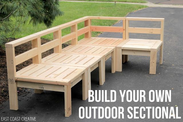 How to Build an Outdoor Sectional {Knock It Off} – East Coast Creative Blog