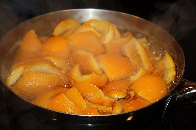 If you want your house to smell heavenly, boil some orange peels with a 1/2 teaspoon of cinnamon on Medium heat. My favorite smell