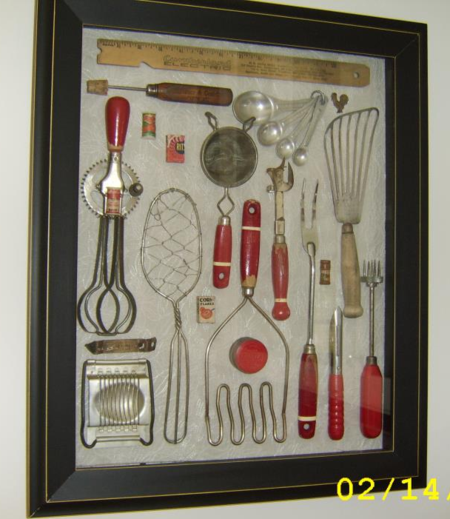 If you’ve been wondering what to do with your mother and grandmother’s kitchen tools (other than using the