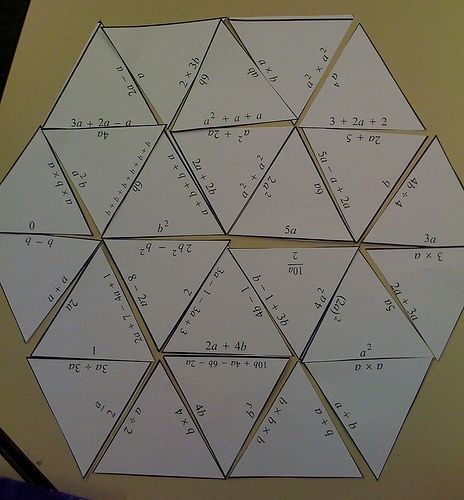 Middle School Math Madness!: Tarsia Puzzle Maker... Want your very own math puzzles? This blog post links to software that allows