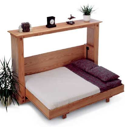 MURPHY bed-JUST RIGHT FOR A TINY HOME,WHEN FOLDED UP IT WILL HAVE A TABLE THAT FOLDS DOWN. MAYBE BENCHES TOO !!!DB.
