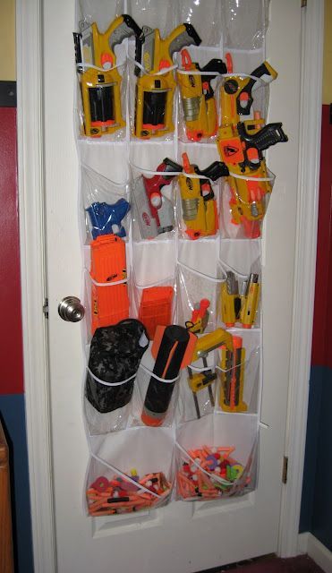 Nerf storage. Even though my boys are all grown I still could use this for the arsenal they left behind…