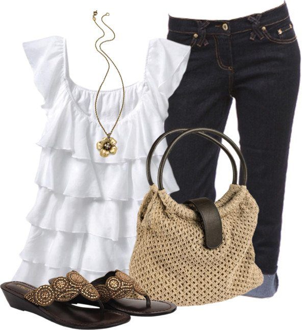 Cute and Beautiful Everyday Summer Outfit Polyvore Combinations