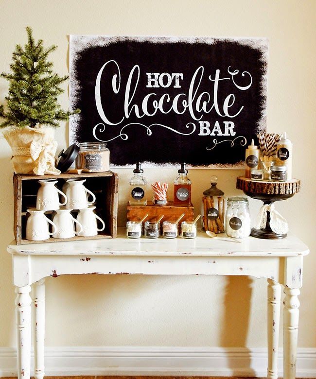 Pen N’ Paper Flowers: STYLING | Hot Chocolate Bar