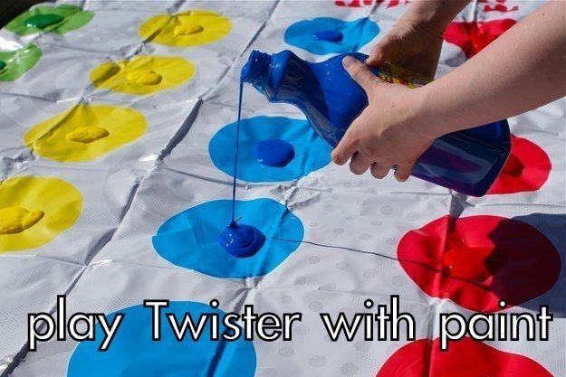 Play a game of Messy Twister. | The Couples Bucket List You’ll Actually Want To Do