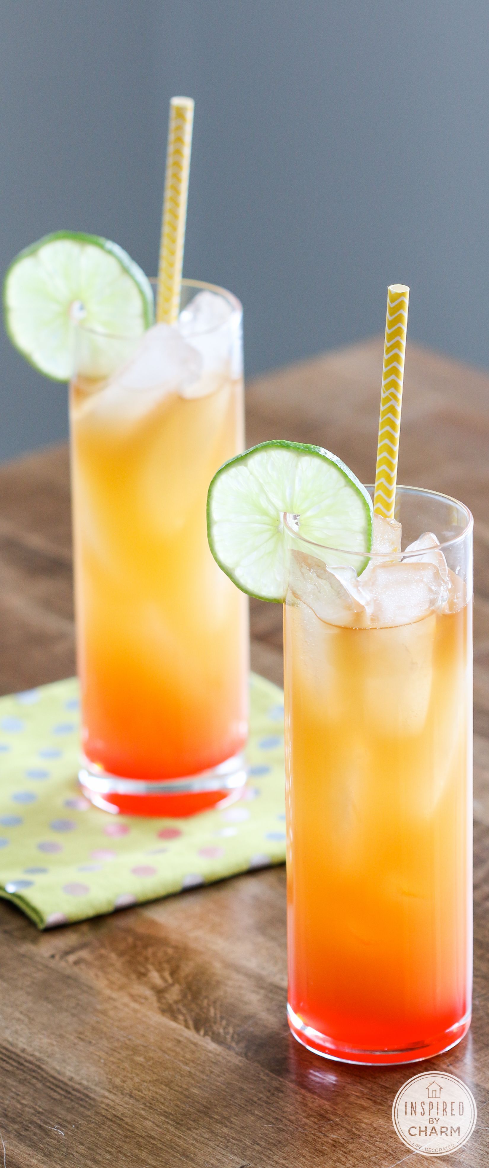 Rum Punch. The perfect cocktail to transport me to the beach … mentally at least. ;)