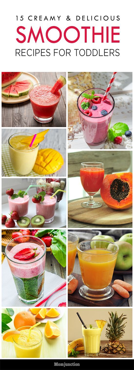 Smoothie Recipes For Toddlers:   These smoothie recipes for #toddlers are just amazing.