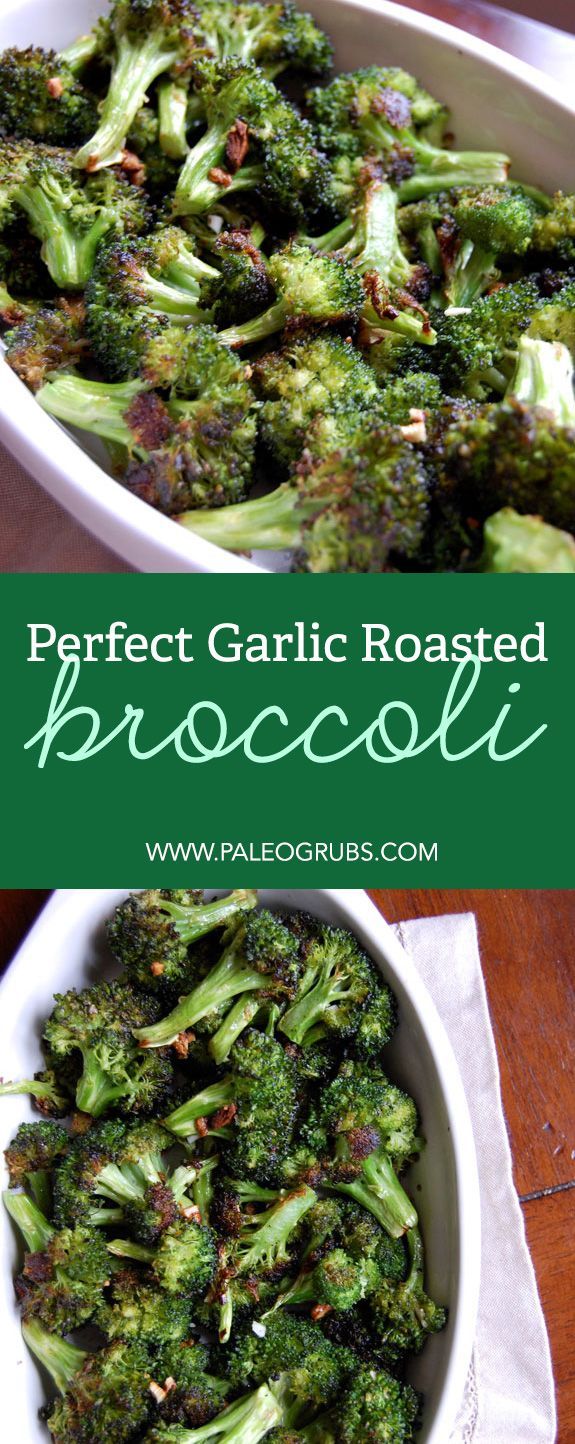 This garlic roasted broccoli is my favorite! It is so addictive, I could eat it everyday.