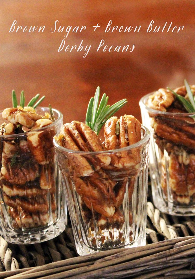 Toss pecans with butter and brown sugar, then toast them and sprinkle with sea salt for a tasty bar snack.