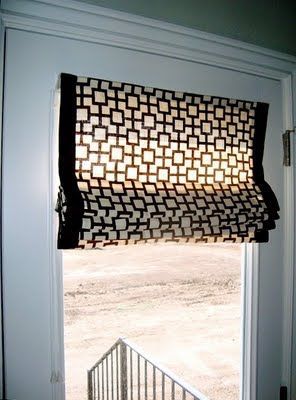 $4 Window Covering – build your own blinds with whatever fabric you want. All you need is scissors & some