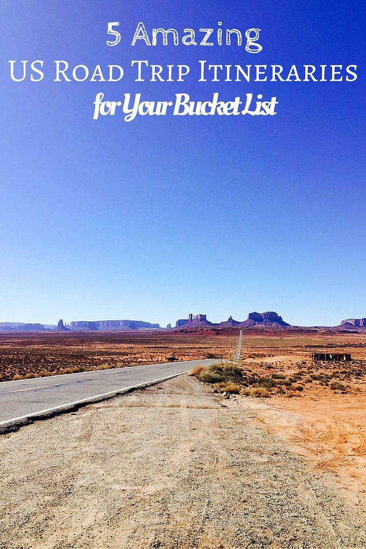 5 Amazing US Road Trip Itineraries for Your Bucket List ( + mapped out routes!)