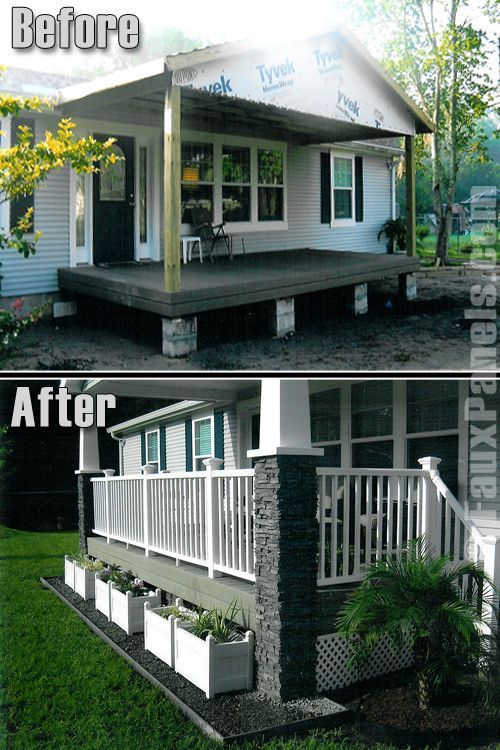 9 Beautiful Manufactured Home Porch Ideas