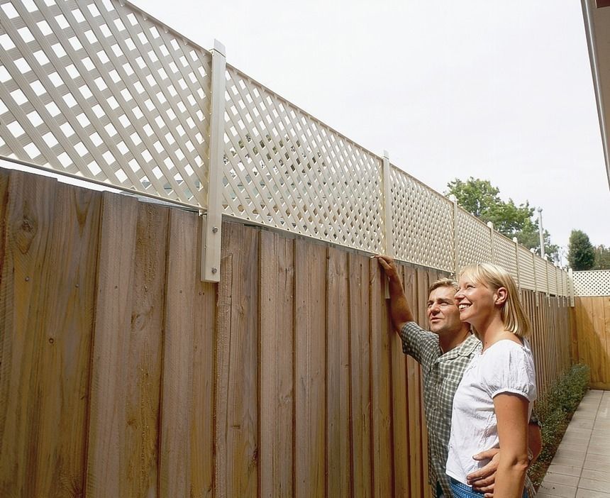 backyard privacy fence extension – Google Search