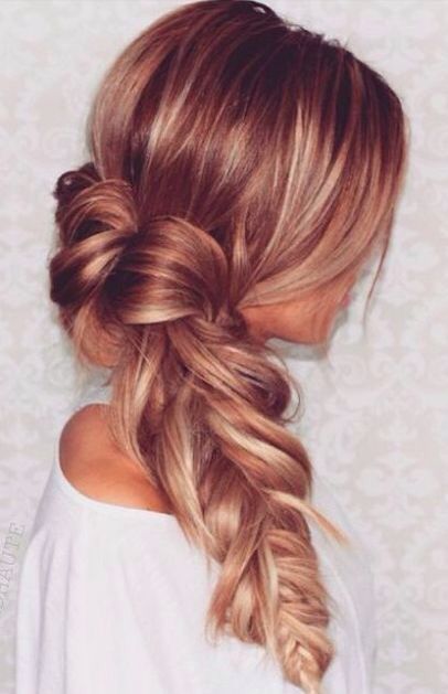 brown with blonde highlights